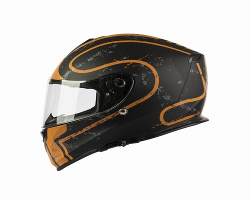 CASCO MAX V127 INTEGRAL C/ANT. DE SOL (FLAT BLACK TYPE 2A) L